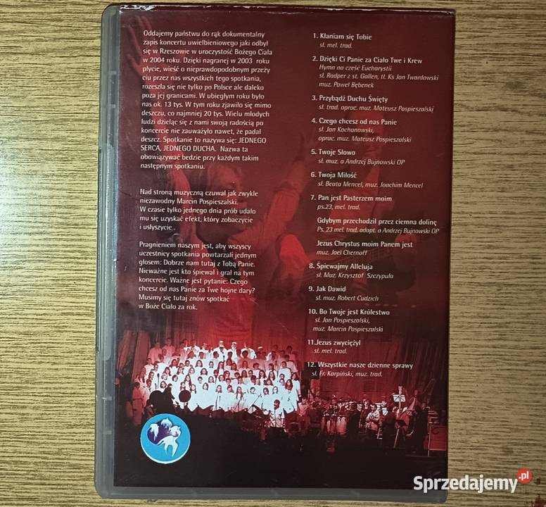 ednego serca jednego ducha DVD 2004 koncert Rzeszów