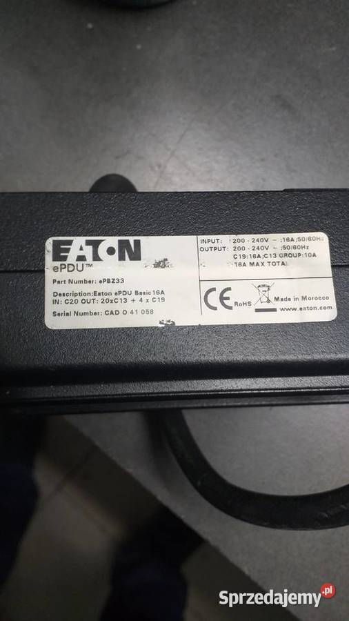 Listwa zasilania UPS Dęby Wolskie sprzedam