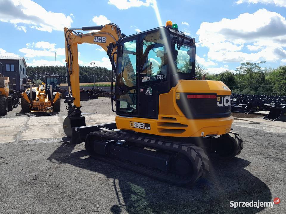 JCB 86C2 2021R KOPARKA 8 TON GĄSIENICOWA CAT Krotoszyn