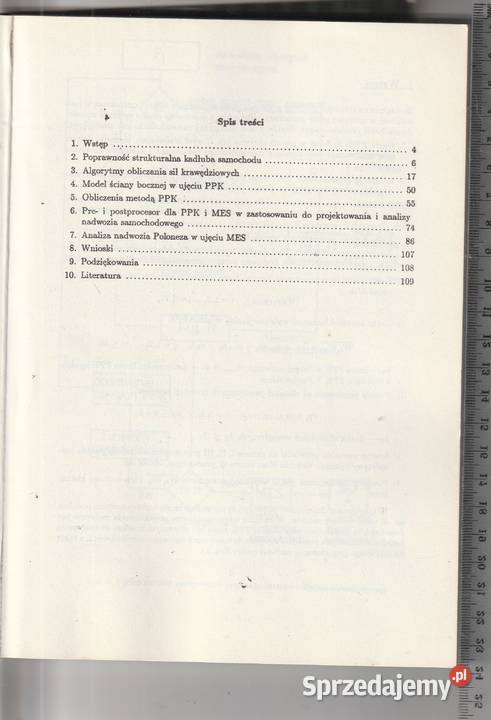 O teorii i projektowaniu nadwozi Kalinowski