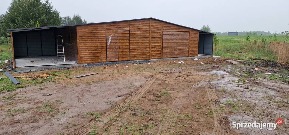 Garaż Blaszany z otwartą przestrzeniąWiata 30m2 Sokołów Podlaski
