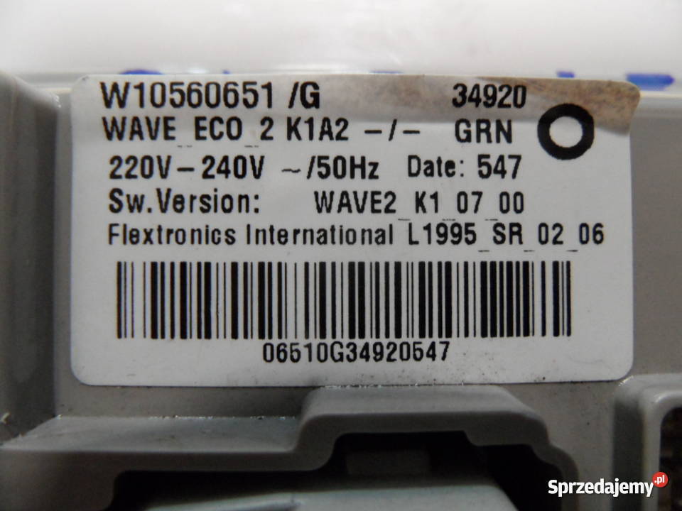 programator pralki whirlpool AWSP64013PBL