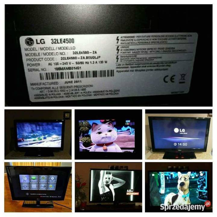 Telewizor z DVBT LG 32LE4500