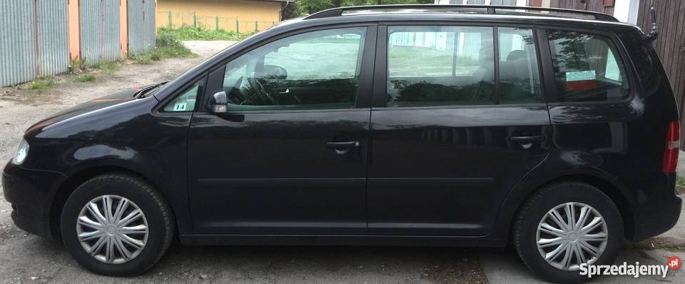 VW TOURAN 19 TDI CZARNY 7 OSOBOWY 6 BIEGOWY ABS zachodniopomorskie