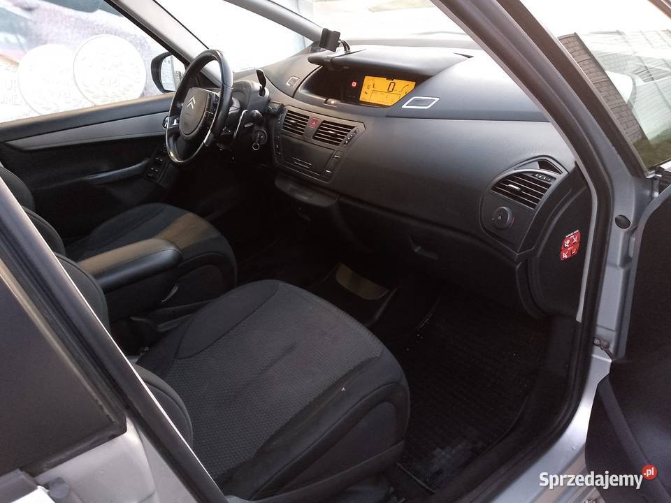 Citroen C4 Grand Picasso AUTOMAT 7 OSOBOWY welurowa tapicerka Swarzędz
