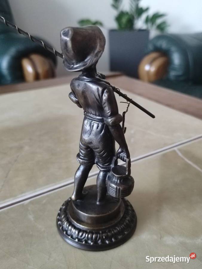 UNIKAT 1919 A Schreter Poznań Rybak z rzadką Antyki Janów Lubelski
