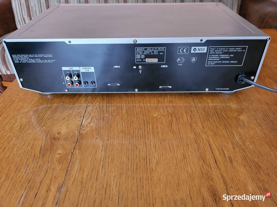 Magnetofon kasetowy Sony TCWE 435 wielkopolskie Mikstat