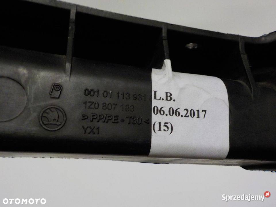 ŚLIZG ZDERZAKA LEWY PRZÓD OCTAVIA II 120807183 Nowy Tomyśl sprzedam