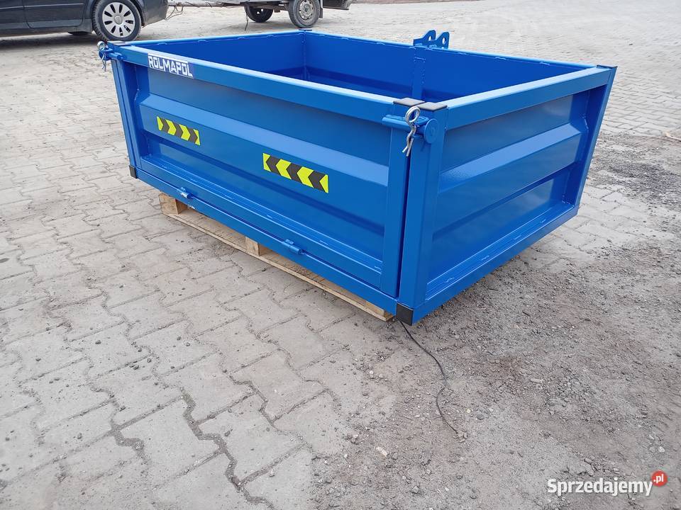 Skrzynia transportowa 15m z kiprem ręcznym nieuszkodzony Kępno
