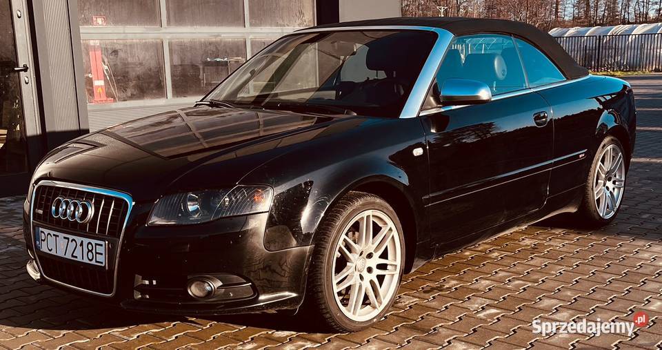 Audi A4 B7 20 140 TDI Cabrio Sline manualna Czarnków