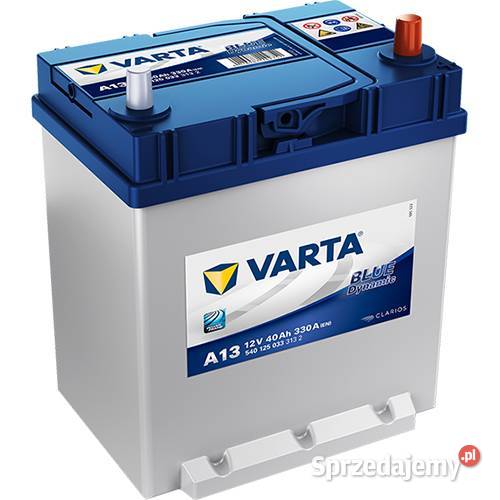 Akumulator VARTA Blue Dynamic A13 40Ah 330A EN P Gdynia sprzedam