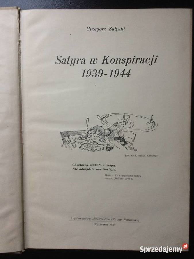 2725 Satyra Konspiracji Antykwariat Szczecin
