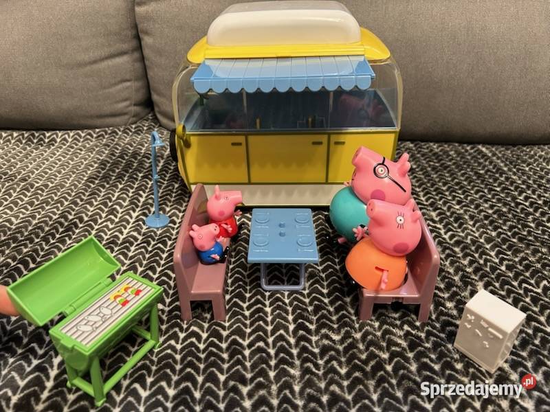 Świnka Peppa kamper klasa kuchnia książeczki Gliwice