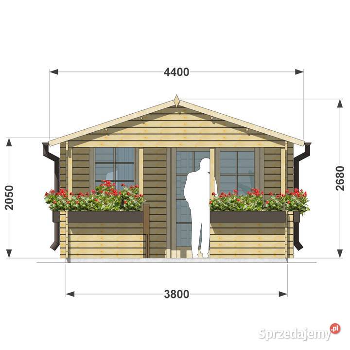Domek letniskowy Boro Plus 46 z tarasem Dziekanów Polski