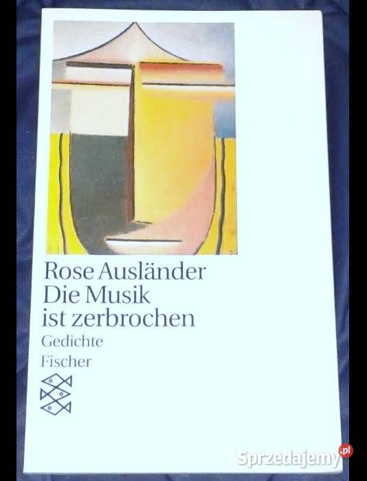 Die Musik ist zerbrochen Rose Auslnder Helmut miękka Pozostałe