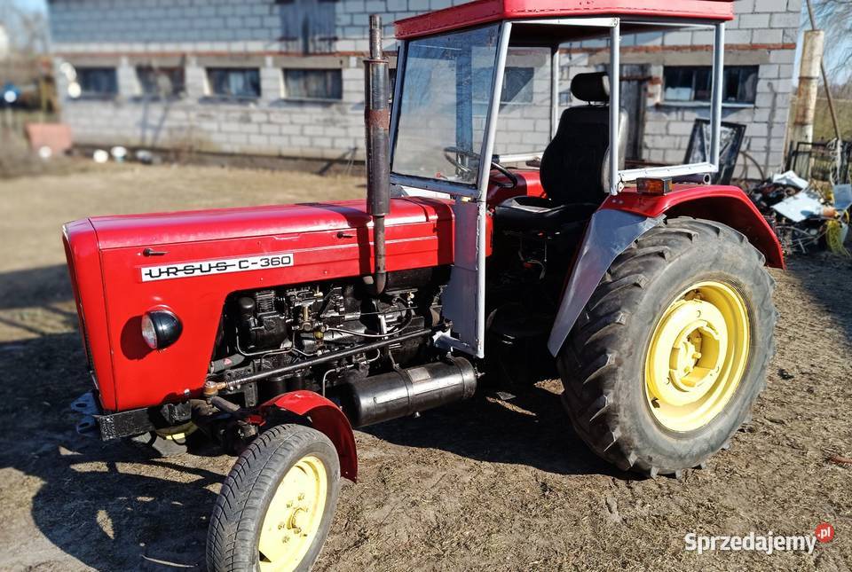 Ciągnik c 360 zarejestrowany warmińsko-mazurskie Rybno