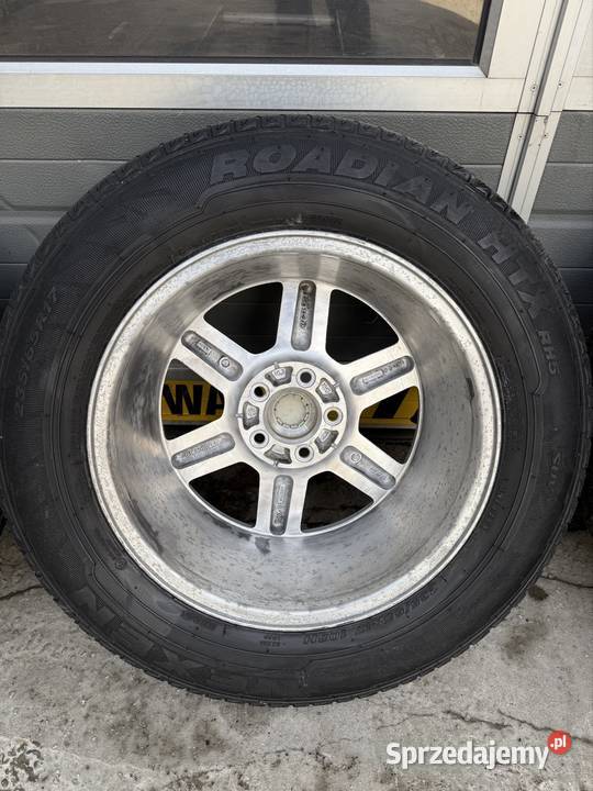 Oryginalne felgi Jeep 17 5x1143 ET38 opony Osielec