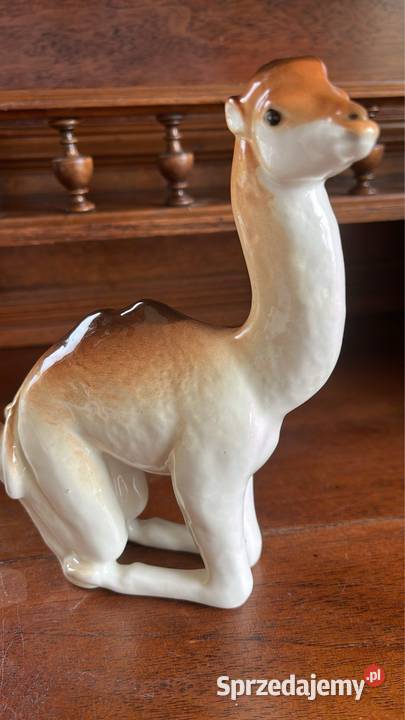 Wielbłąd figurka Łomonosow Lata 80 XX wieku pomorskie Gdańsk sprzedam
