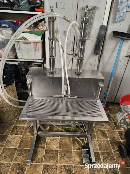 Nalewarka dwugłowicowa półautomatyczna stal Jaworzno