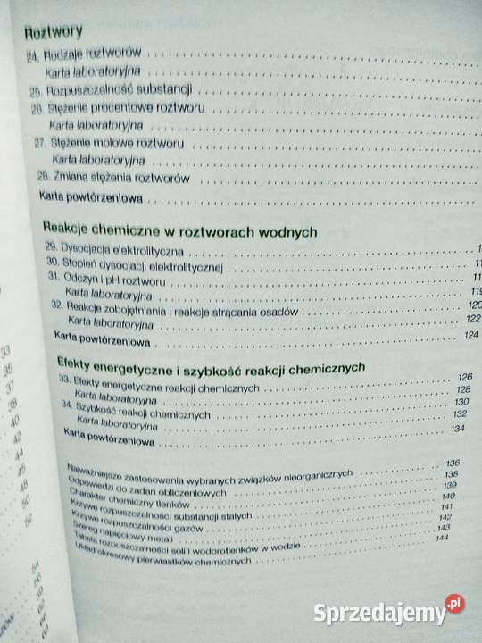 To jest chemia 2 podstawowy zakres Warszawa sprzedam