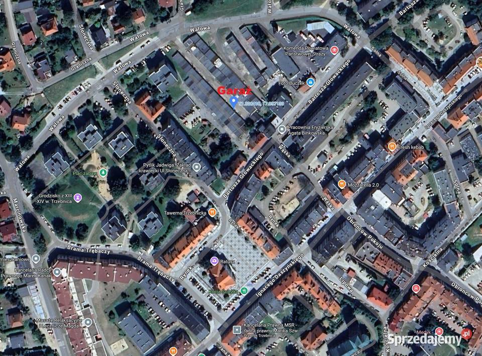 Garaż murowany 18m2 kanał prąd dolnośląskie Trzebnica