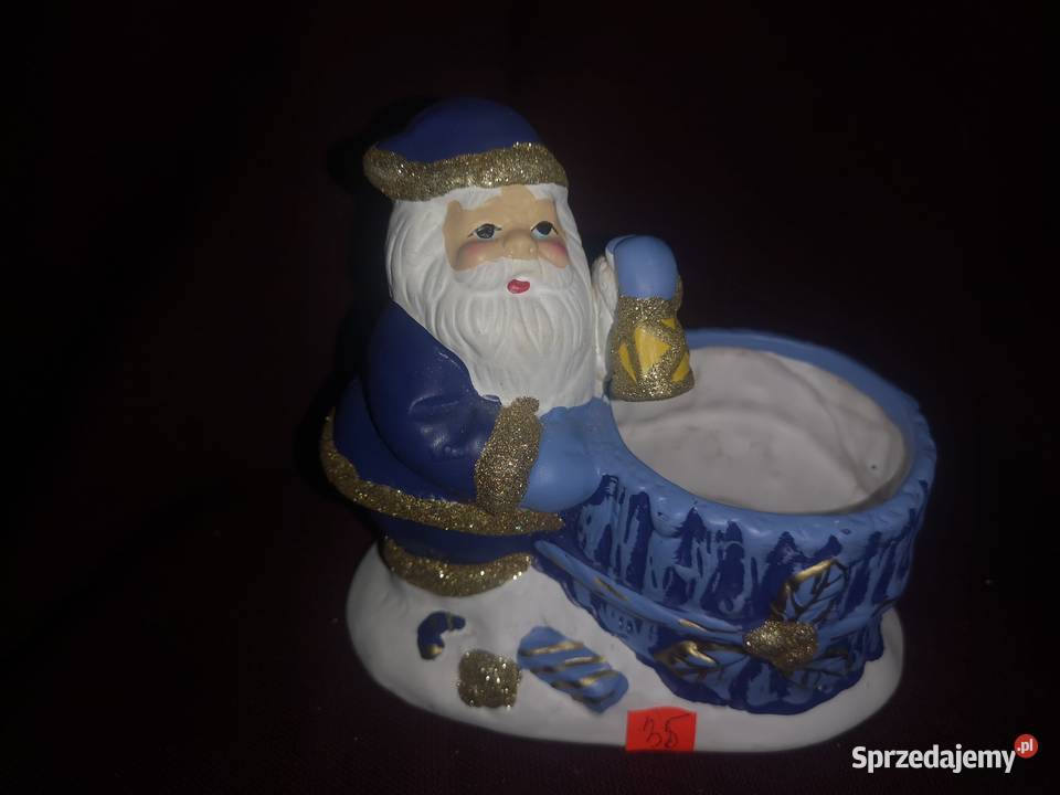 Mikołaj z dzwonkiem pojemnik Gdańsk
