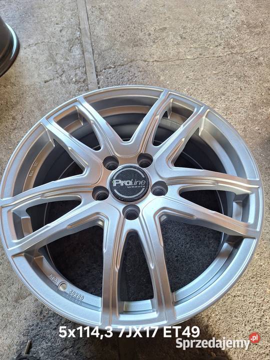 Nowa Alufelga 5x1143 7Jx17 ET49 ProLine Wheels aluminiowe