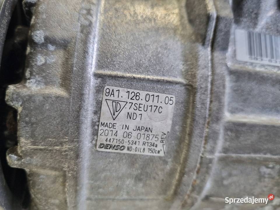 SPRĘŻARKA KLIMATYZACJI Porsche 911 991 GT3 38 Rudka sprzedam