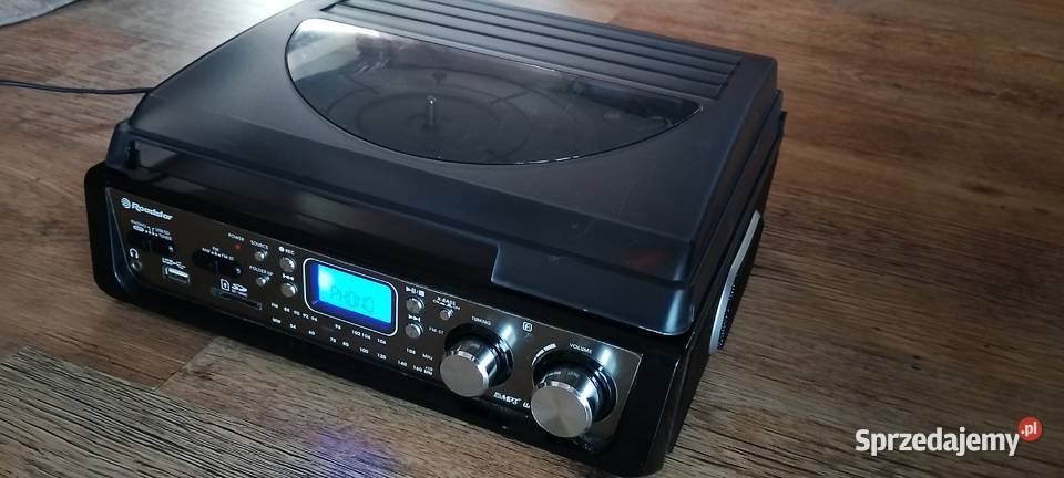 Gramofon Roadstar TTR8632U Stan Zgrywaj winyle kujawsko-pomorskie Wąbrzeźno