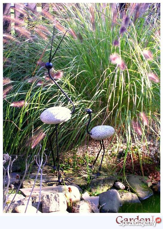 Ptak ozdoba ogrodowa rzeźba kamień kute Architektura ogrodowa śląskie Czechowice-Dziedzice