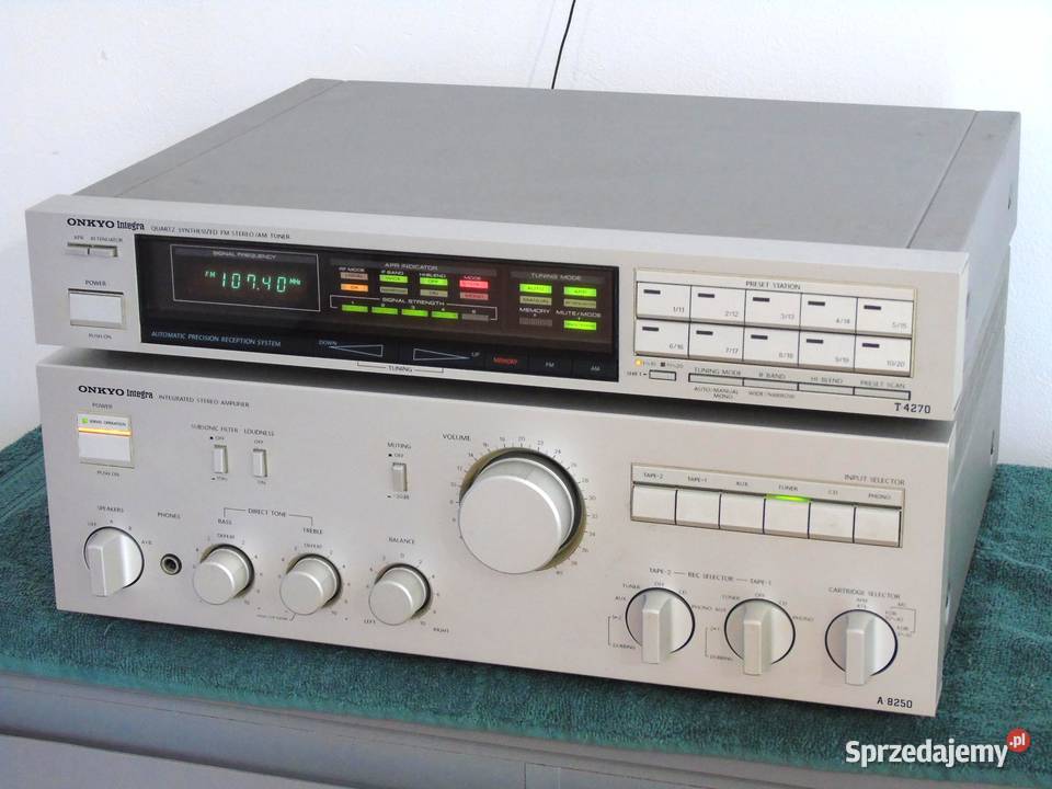 Wzmacniacz i Tuner Onkyo Integra sprawne Vintage Jasło