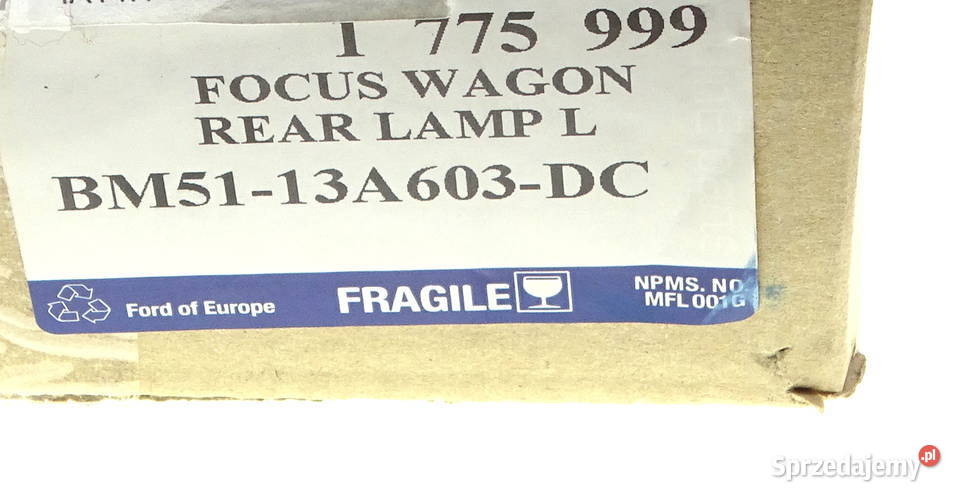 Lampa tylna lewa Ford Focus mk3 1114 kombi LED Białystok