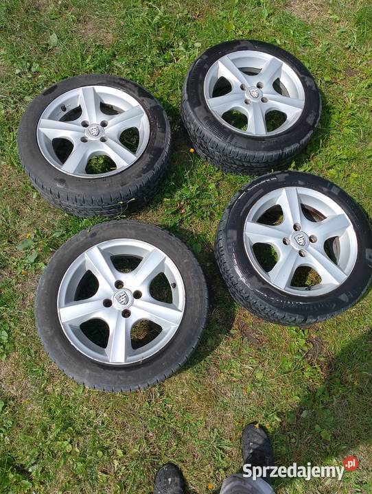 Felgi Alu 154x100 z dekielkami Porsche design benzyna Polo pomorskie Chojnice