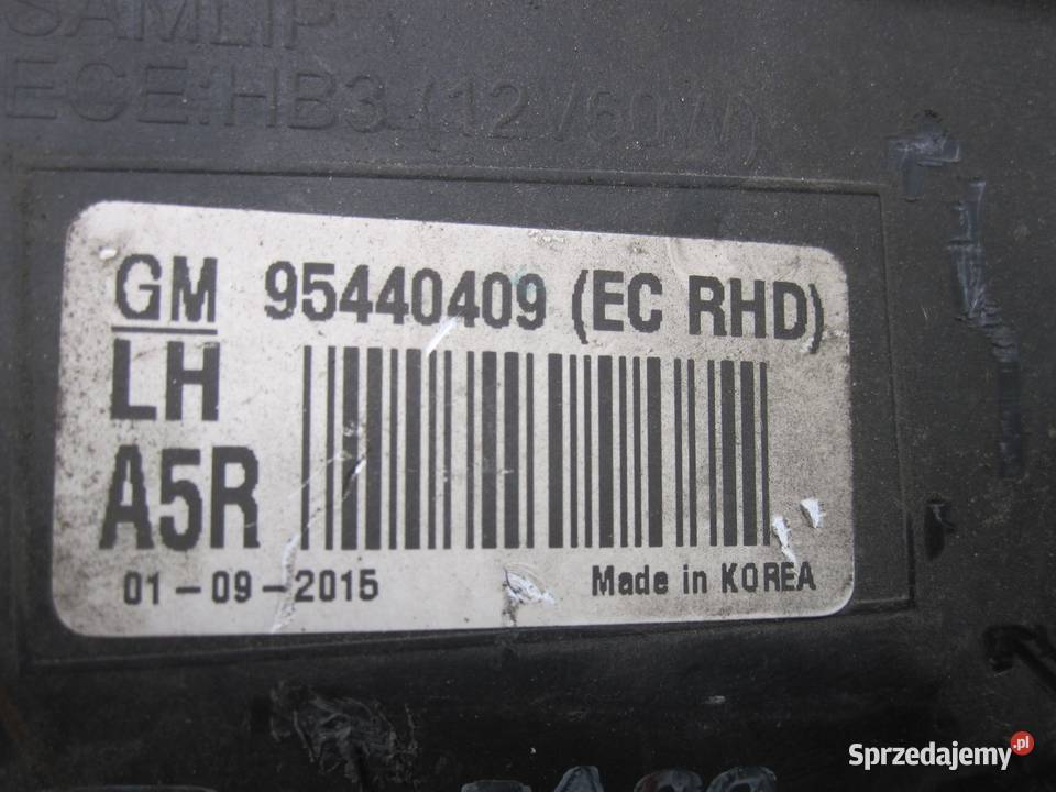 MOKKA A 15r lampa lewa przód 95440409 ANGLIK Kielce sprzedam