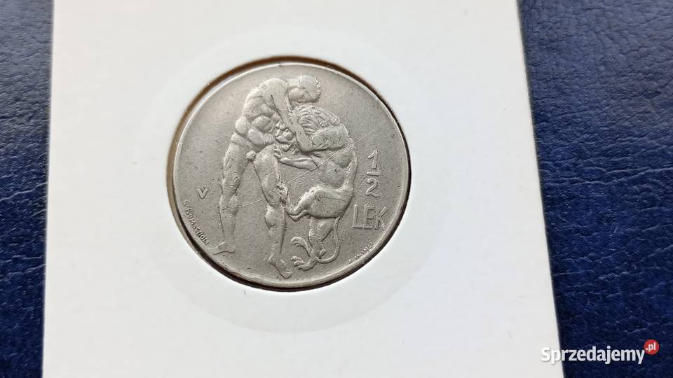 Stare monety 1/2 leka 1930 ALbania