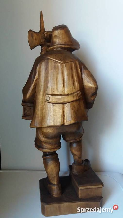Rzeźba z drewna Halabardnik Strażnik Domu Lubień