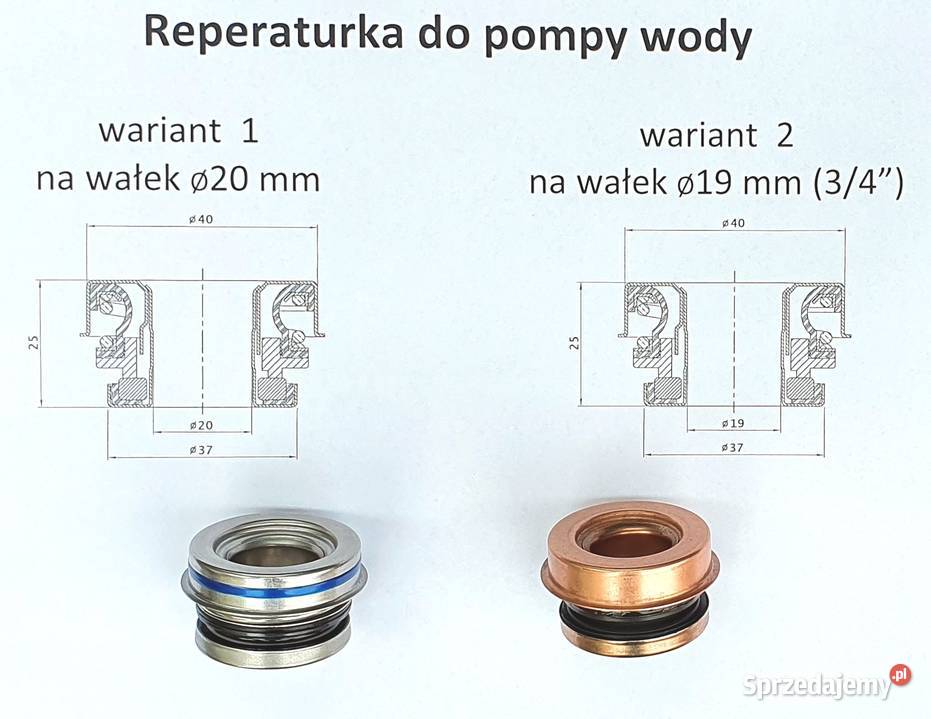 Reperaturka uszczelniacz do pompy wody Liebherr, Caterpillar