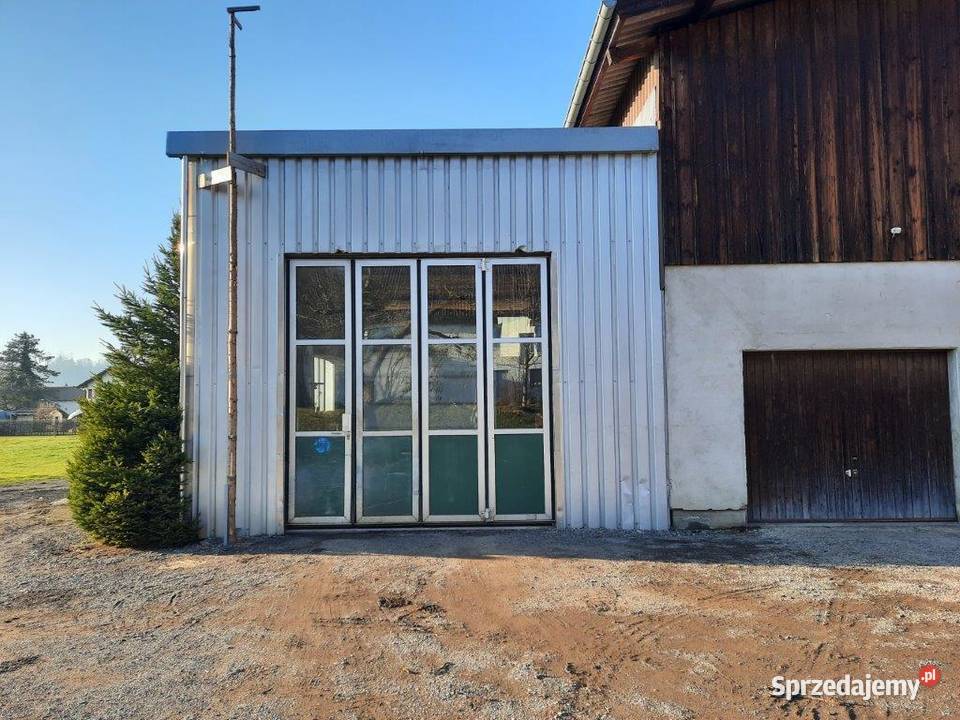 Brama warsztatowa przemyslowa przeszklona Krzczonów-Wójtowstwo