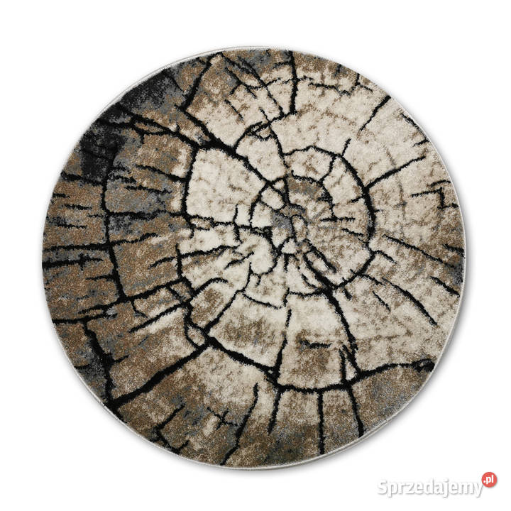 GĘSTY DYWAN KOŁO 120X120 QUEST 31009 RÓŻNE beżowy Białystok