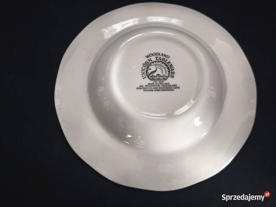 Talerz głęboki Woodland Enoch Wedgwood Porcelana i szkło Chełm