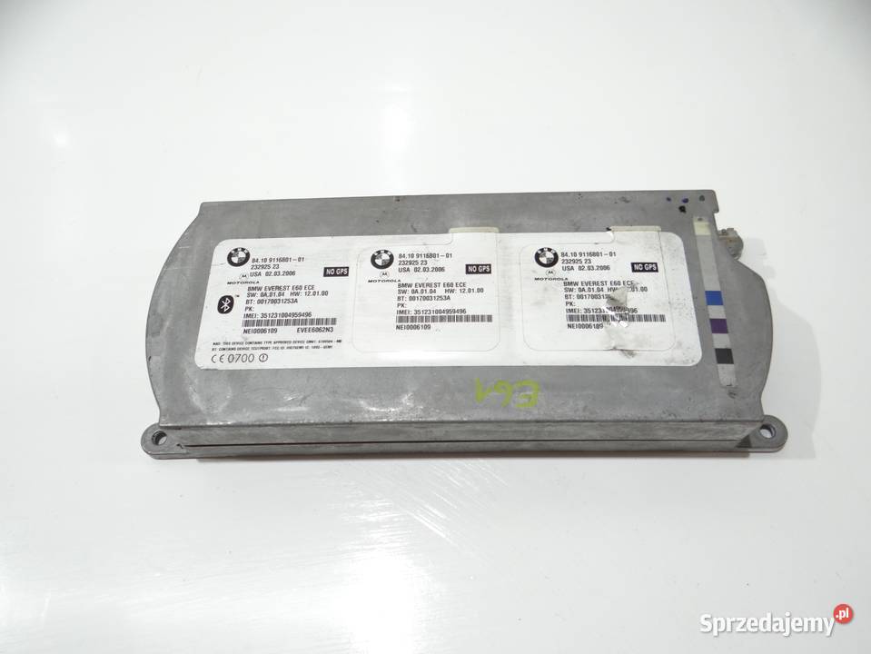 MODUŁ BLUETOOTH BMW E60 E61 9116801 4614448 Strzyżewice