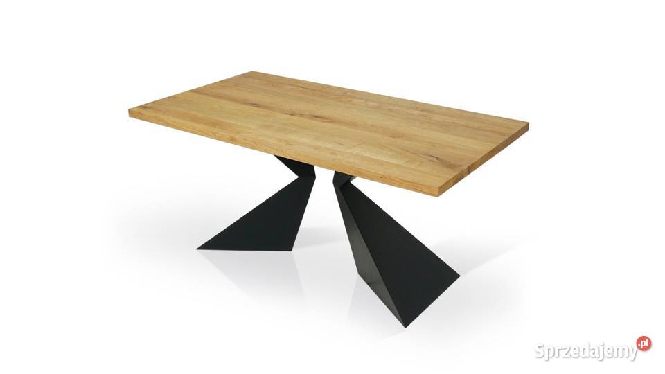 Stół OSUNA z blatem z litego drewna dębowego 220 cm x 100 cm