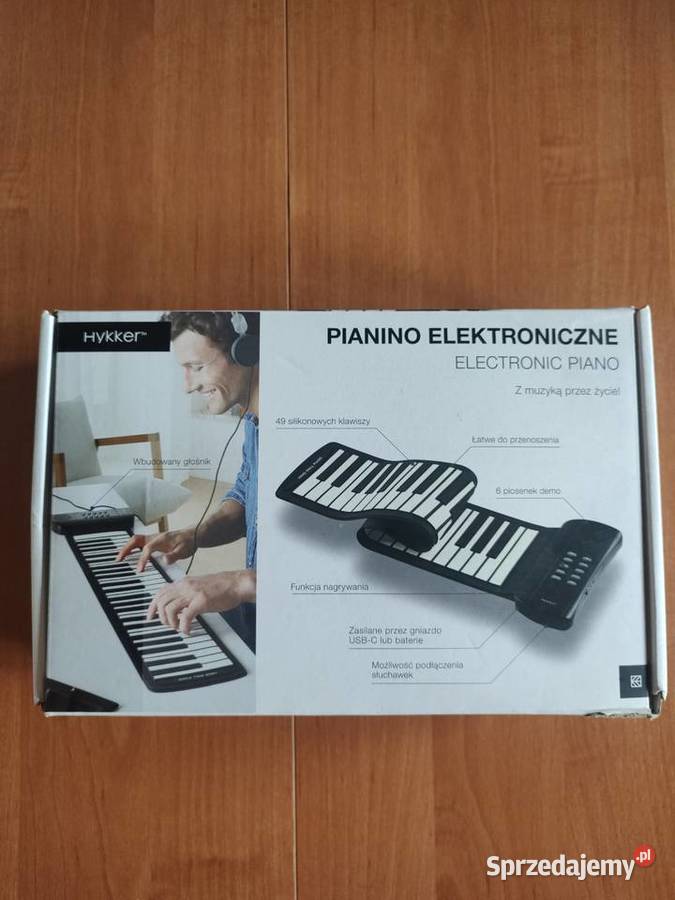 Elektroniczne Silikonowe Pianino Zwijane Hykker Białystok