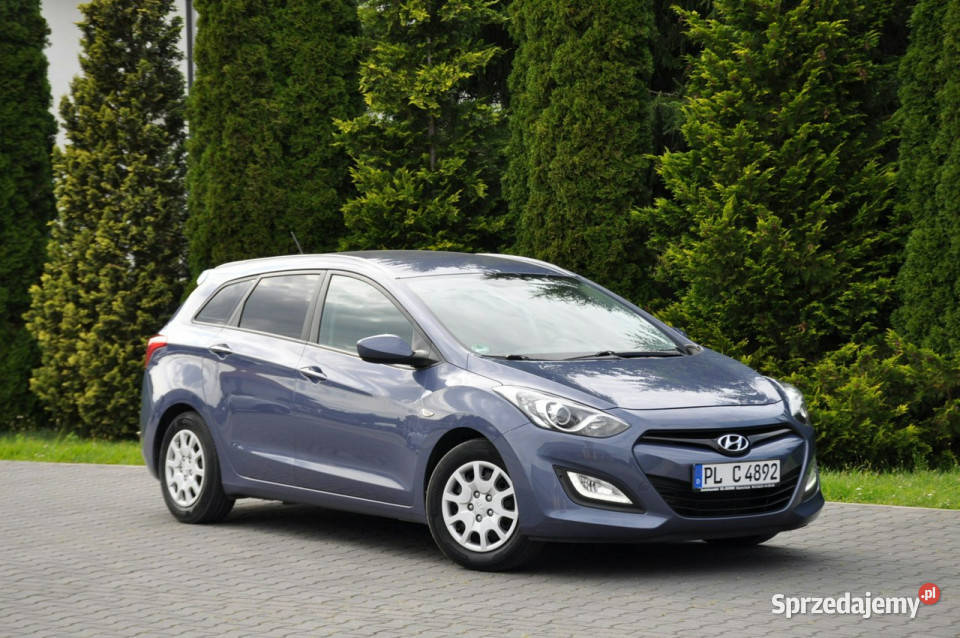 Hyundai i30 14i99LedKlimatyzacjaWelurI niebieski Ostrów Mazowiecka