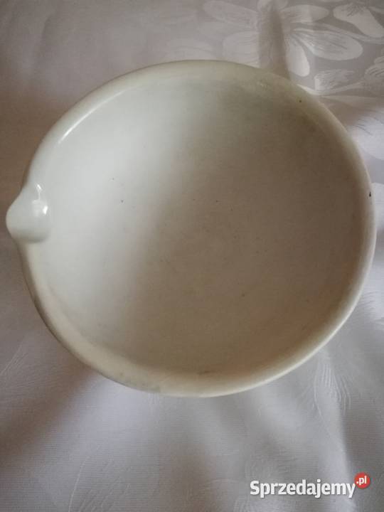 Moździerz porcelanowy z wylewem laboratoryjny fi Porcelana i szkło Łódź sprzedam