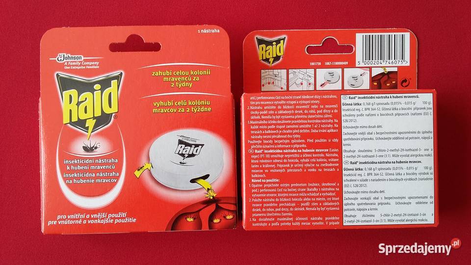 SC Johnson RAID PUŁAPKA NA MRÓWKI Z TRUTKĄ NOWA Pozostałe Olkusz