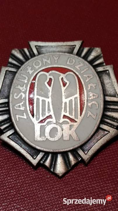 LOK odznakazasłużony działacz Kraków