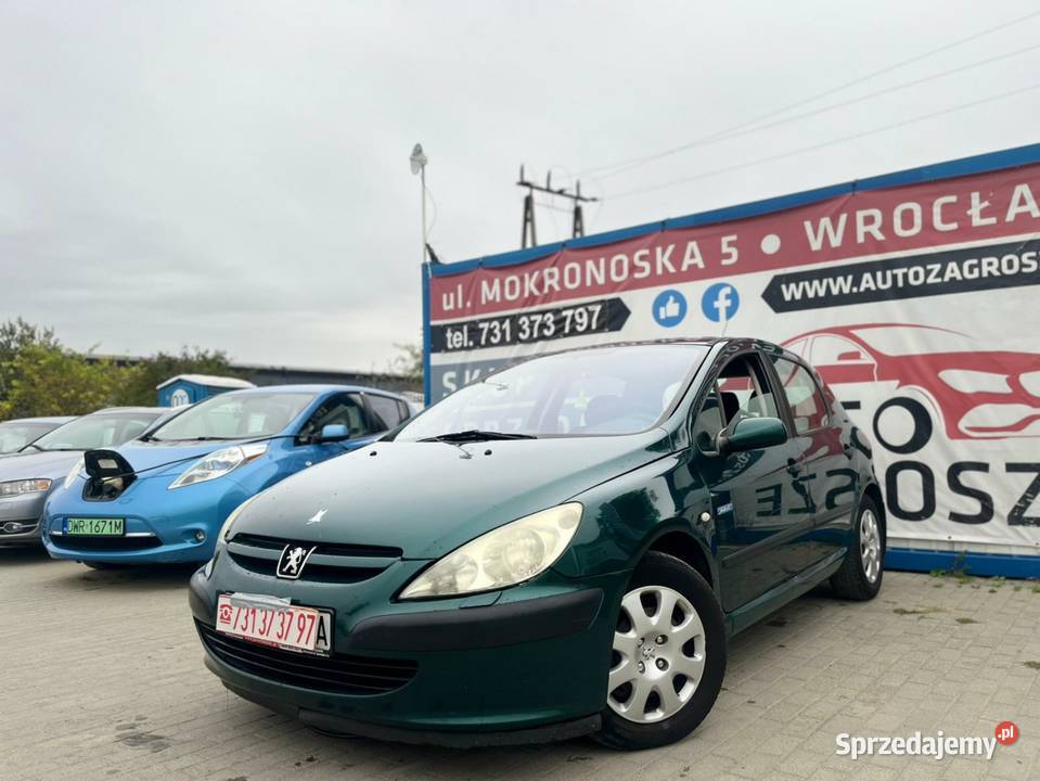 Peugeot 307 16 BenzynaDługie opłaty5 109KM Wrocław