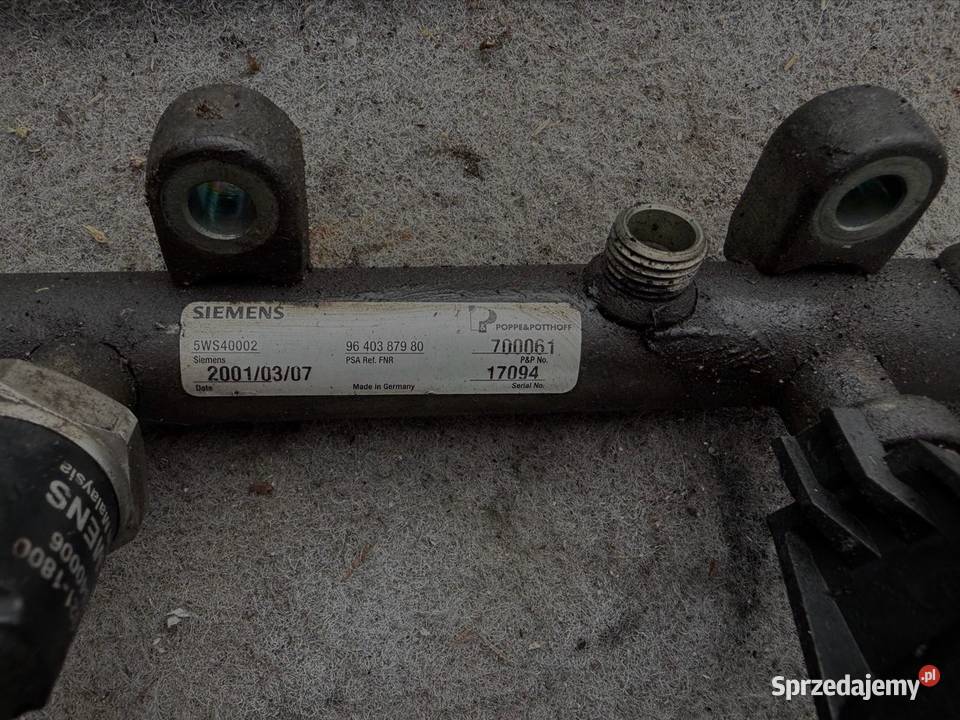 listwa wtryskowa Peugeot 20 HDI 5WS40002 osobowe wielkopolskie