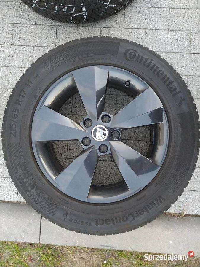 Oryginalne felgi Skoda Nanuq 17 opony zimowe